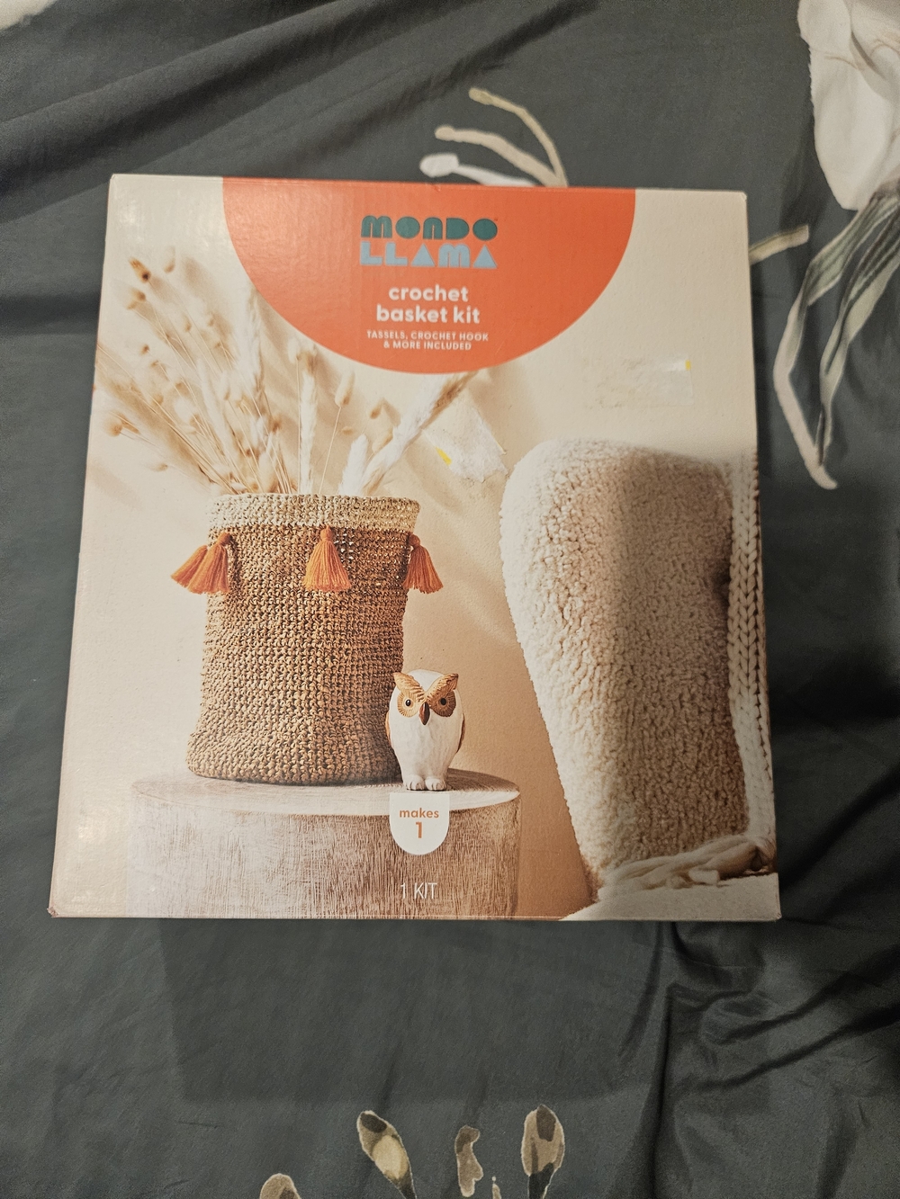 Mondo Llama Crochet Basket Kit